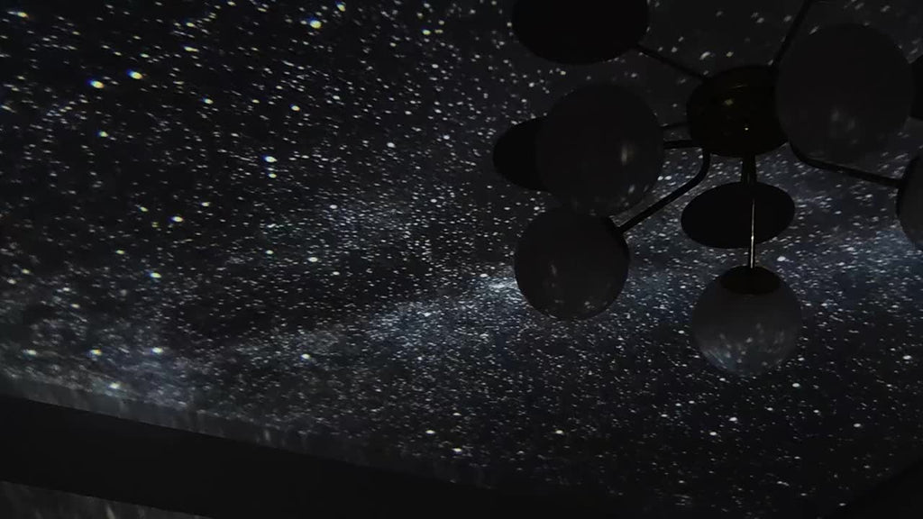 Projecteur d'étoiles LED pour chambre à coucher, planétarium, veilleuse, 12 disques remplaçables inclus