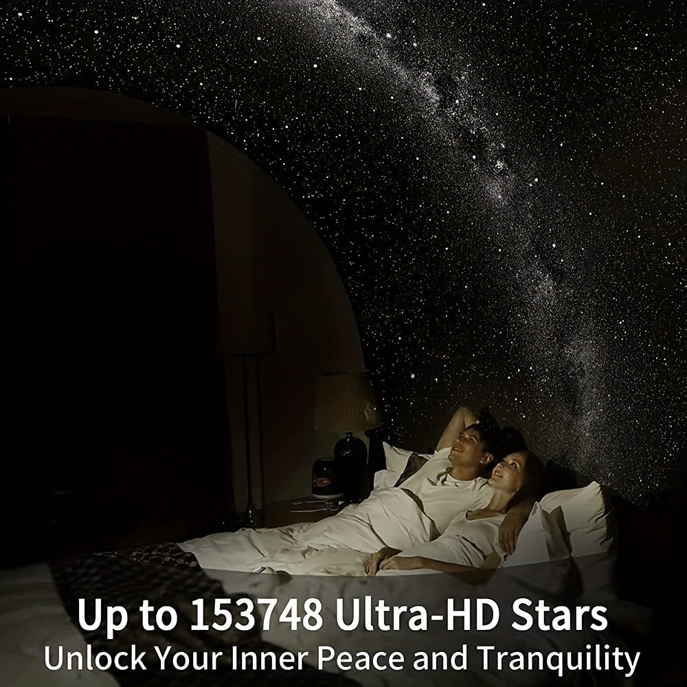 Projecteur d'étoiles LED pour chambre à coucher, planétarium, veilleuse, 12 disques remplaçables inclus