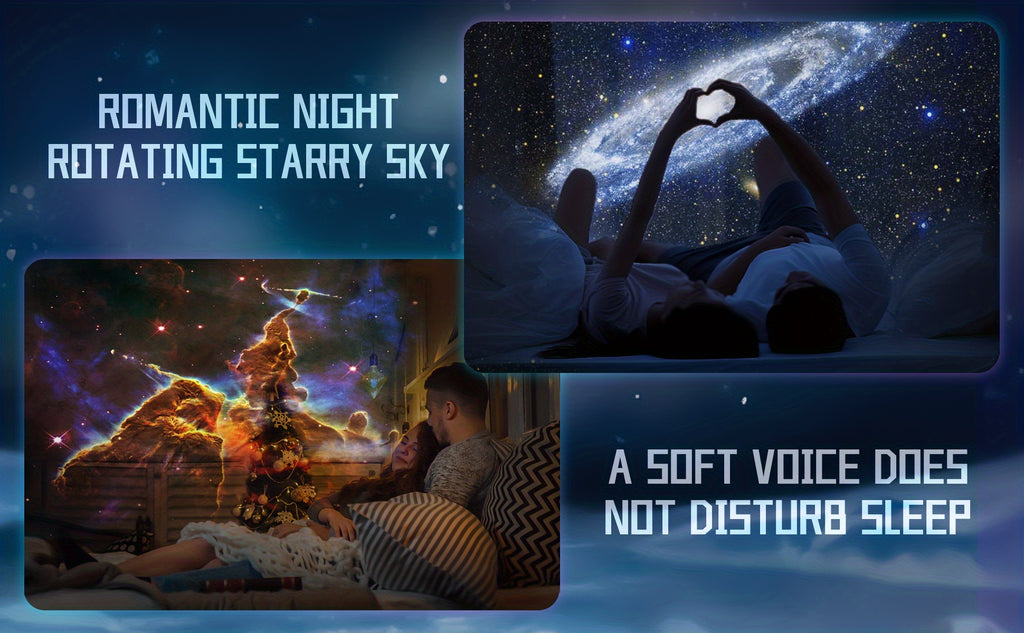 Projecteur d'étoiles LED pour chambre à coucher, planétarium, veilleuse, 12 disques remplaçables inclus