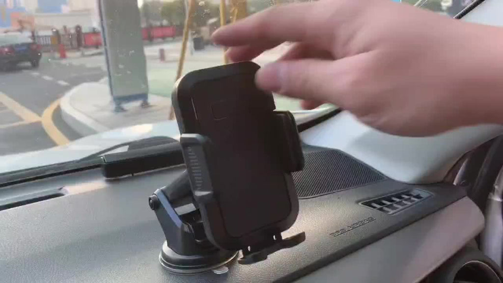 Support de téléphone pour voiture, ventouse puissante et améliorée, support de téléphone 2 en 1 pour tableau de bord, lavable et mains libres pour tous les téléphones portables.