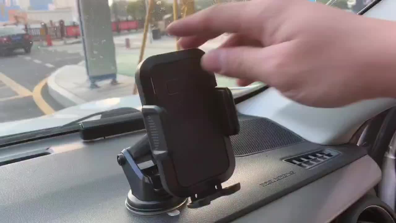 Support de téléphone pour voiture, ventouse puissante et améliorée, support de téléphone 2 en 1 pour tableau de bord, lavable et mains libres pour tous les téléphones portables.